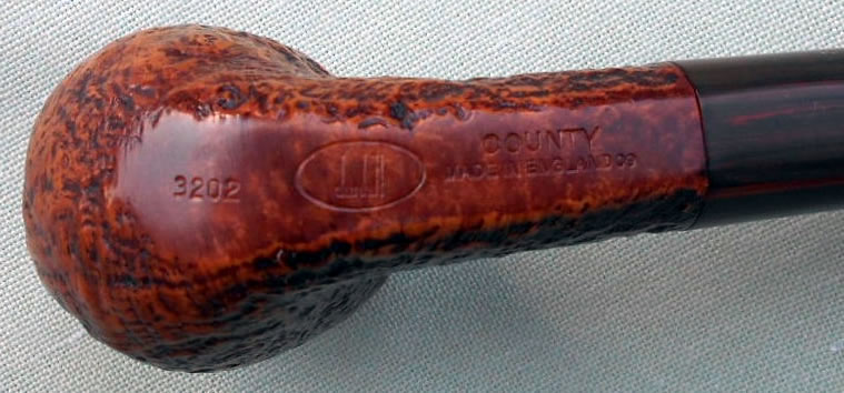 Dunhill - The White Spot Sandblast Smoking Pipe 
